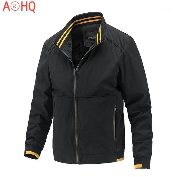 

men's jackets casual jacket autumn stand collar fashion clothing outwear polyester men windbreaker lightweight thin coat 2021, Black;brown