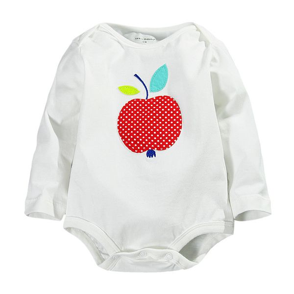 

apple baby girls bodysuits 100% cotton long sleeve baby girl clothes bebe jumpsuit body newborn shirts infant-clothing 210413, Blue