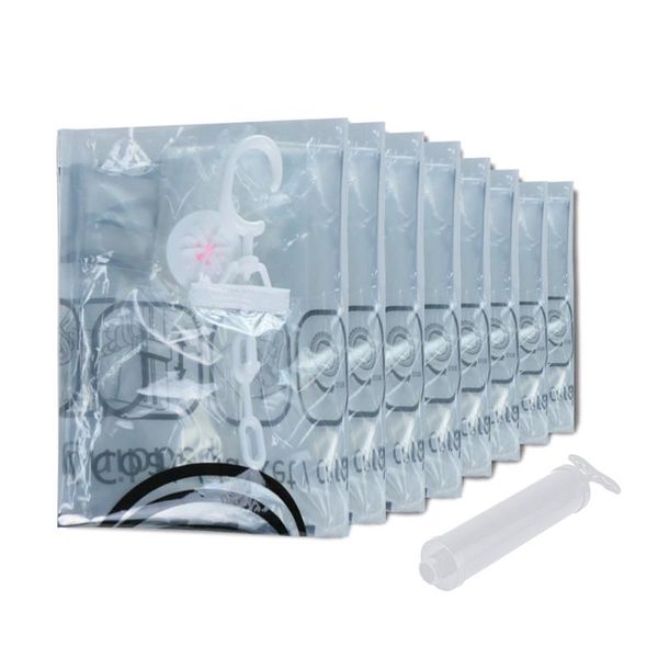 

storage bags hanging wardrobe vacuum compression bag,space saving home closet seal and organization for clothes dust-proof 4-10pcs