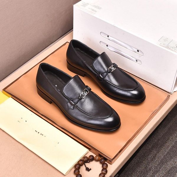 

mm formal shoe designer versi italian luxury brands wedding shoess mens pointed toe dress shoes man leather oxford shoes for men 11, Black