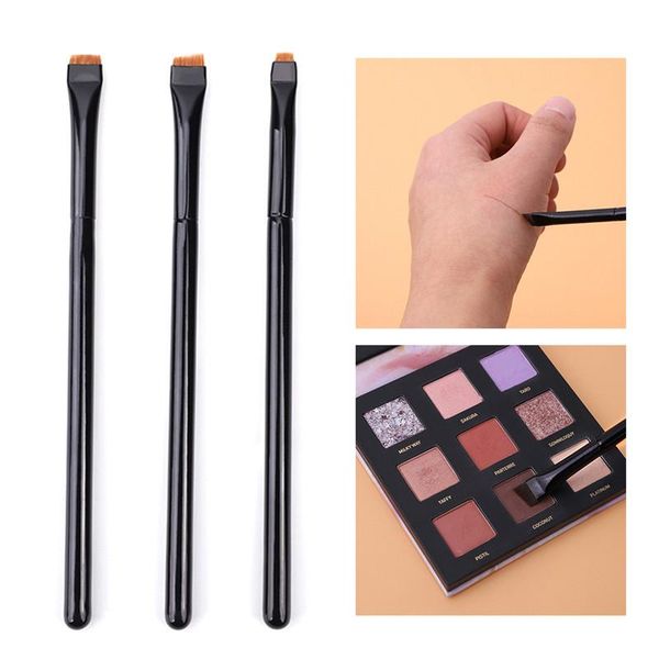 

makeup brushes black eyebrow inclined flat angled brush eyeliner eyeshadow eye brow tool professional women cosmetic