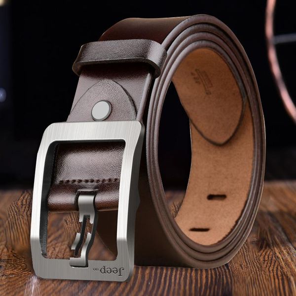 

belts 2021 korean style men's pants belt buckle black, Black;brown