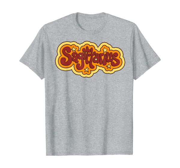 

Retro Vintage 70s Sagittarius Zodiac Horoscope T Shirt Gift, Mainly pictures