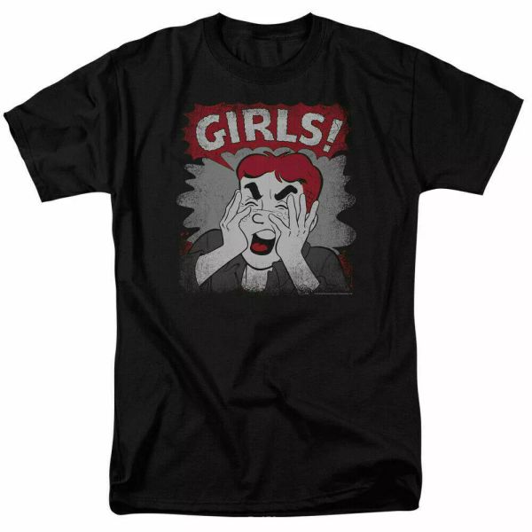 

archie comics girls t shirt licensed comic book tee black, White;black
