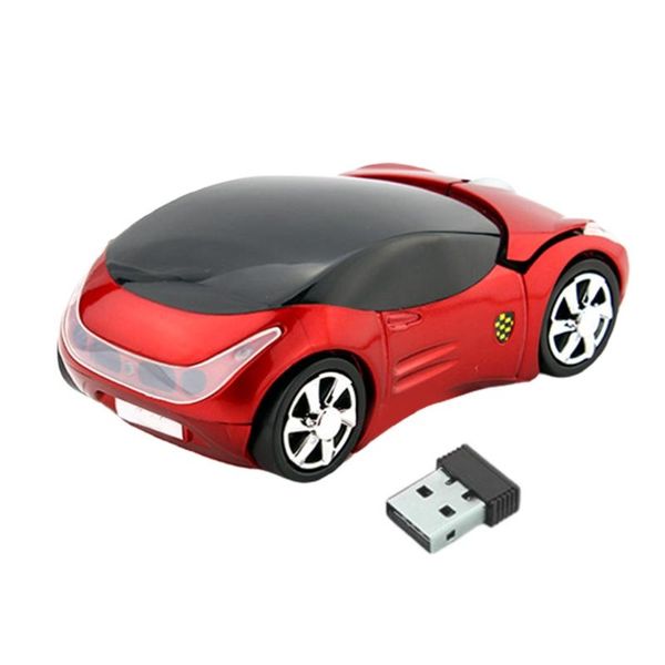 

wireless mechanical gaming mouse colorful car shaped small cool sports 3d mice p9ya