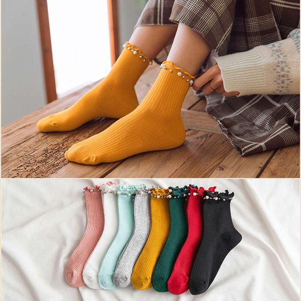 

net red pearl edge color cotton, Black;white