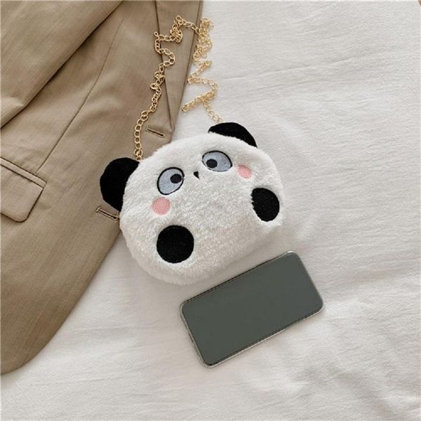 

storage bags est 2021 japanese girl cartoon plush panda bag comfortable soft messenger large capacity meticulous workmanship