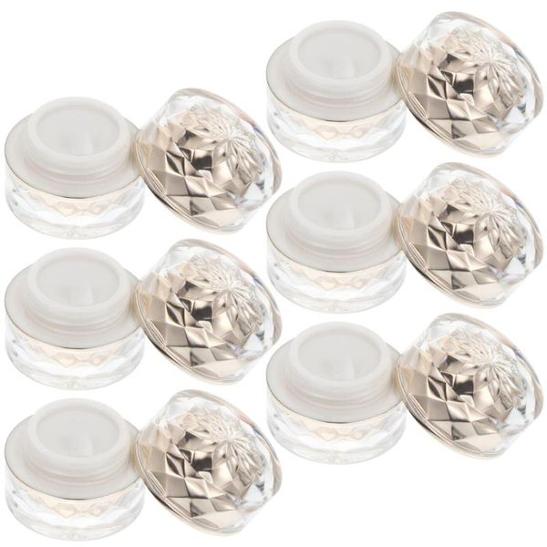 

storage bottles & jars 6pcs 5g lip containers sample travel size for cream