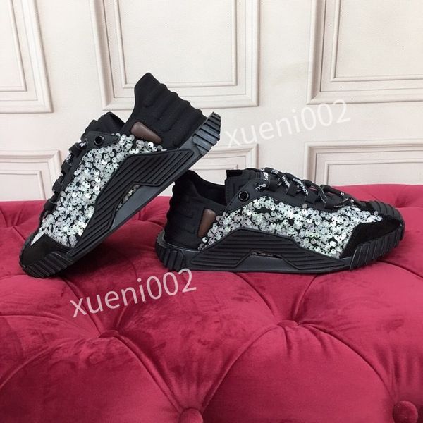 

dg nwt designer boots pyramid shape rivet white graffiti shoes for mens and womens casual luxury shoe flats sneaker big size many style top, Black