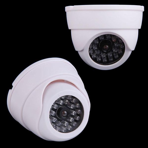 

cameras outdoor indoor security abs dummy cctv fake ip camera video surveillance dome kamera flashing led light safety equipment