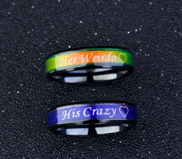 

mood ring large oval change color eagle ecg crystal stainless steel rings, Silver