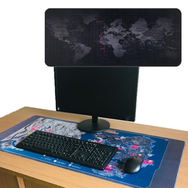 

mouse pads & wrist rests extra large pad big computer gaming mousepad anti-slip natural rubber locking edge mats accessories