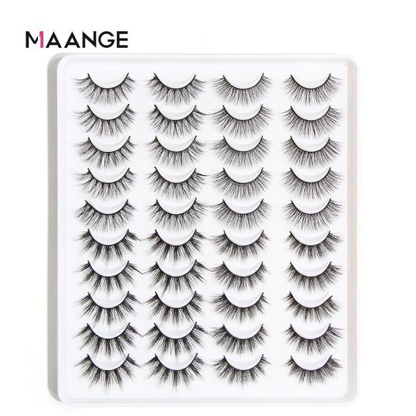 

false eyelashes 20pairs 3d mink lashes natural/thick long eye wispy makeup extension tools maquiagem