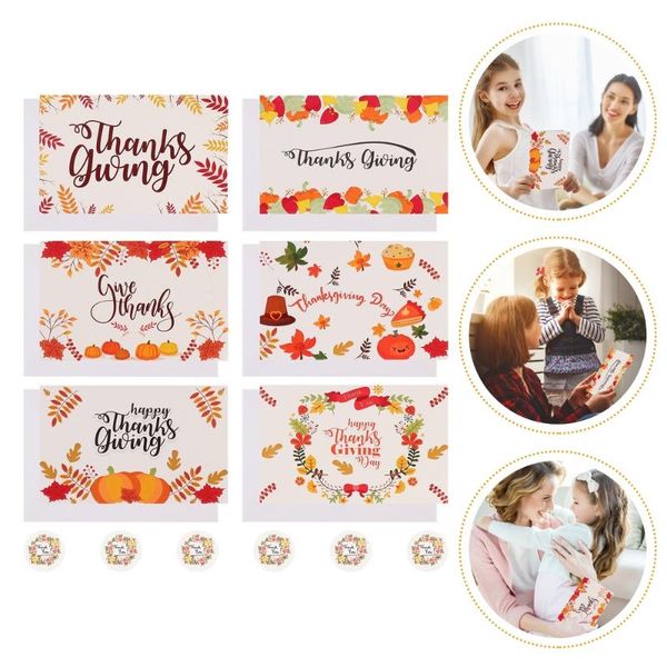 

greeting cards 12pcs thanksgiving blank postcards with envelopes stickers