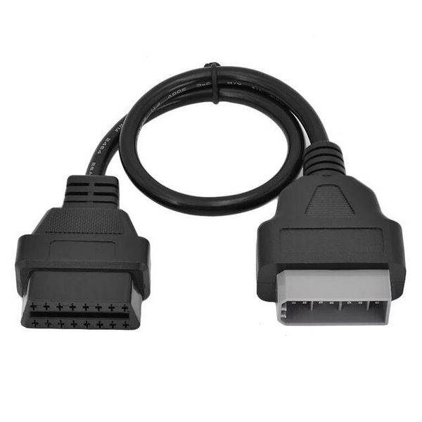 

diagnostic connector professional for 14pin to 16pin obd2 female adapter fits 14 pin obd obdii tools
