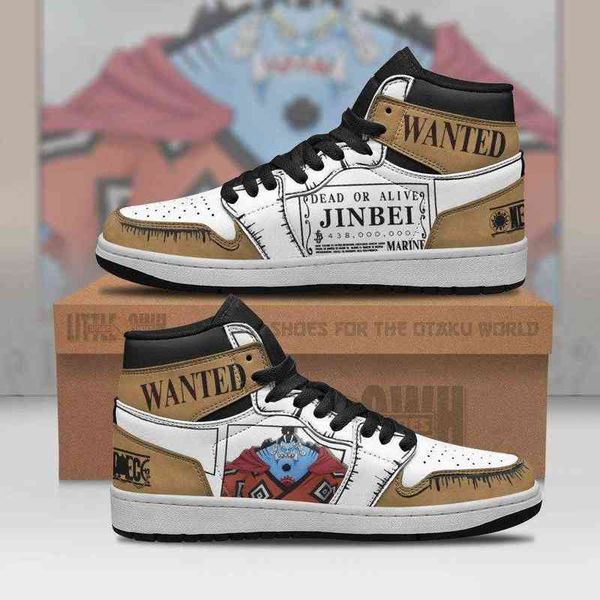 

luxury shoes custom printed jinbe anime sneakers mens sport footwear diy trainers
