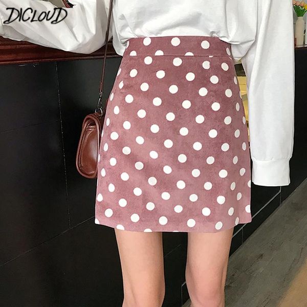 

skirts dicloud vintage women winter korean mini ladies harajuku high waist a-line clothes woman elegant bottoms, Black