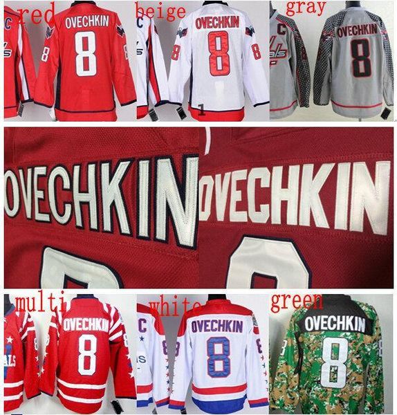 

2016 new/2015 winter classic washington #8 alex ovechkin jersey ovechkin authentic stitched hockey jerseys c p, Black;red