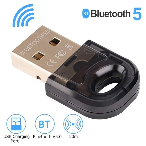 

hubs music receiver audio adapter usb bluetooth pc 5.0 dongle for windows 10 8 7
