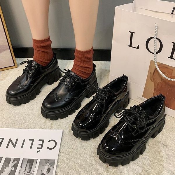 

woman fashion hidden wedge heel casual shoes spring autumn womens high heels shoes breathable platform oxfords outdoor shoes, Black;white