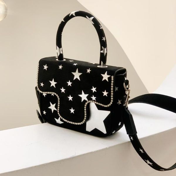 

evening bags rhinestone handbag women star heart priting diamond shoulder bag ladies dinner party clutch purse sac a main fashion