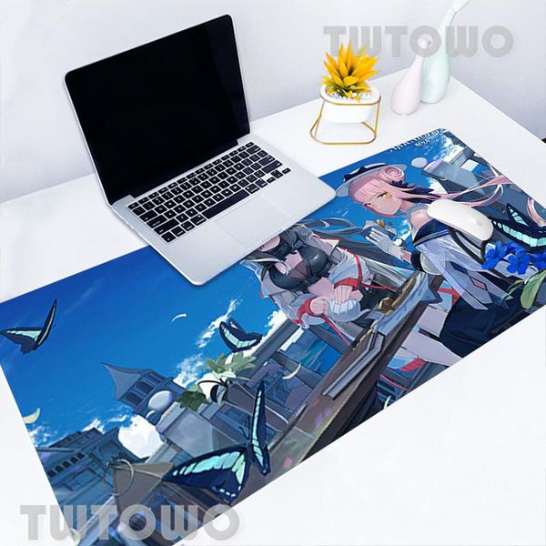 

mouse pads & wrist rests arknights image diy design custom hd mat soft anti-slip natural rubber carpet office decoration desk