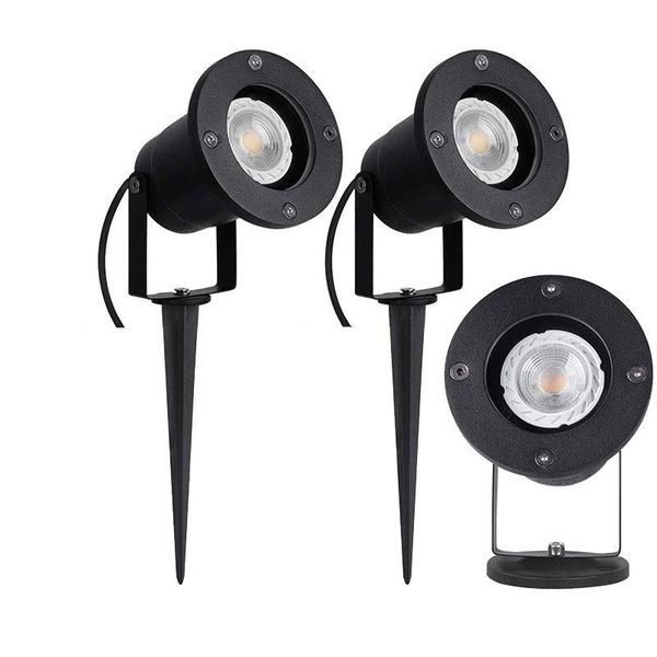 

lawn lamps 10pcs gu10 waterproof ip65 landscape pathway lamp adjustable outdoor spot garden spike light