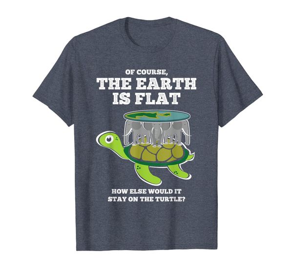 

The Earth Is Flat T-Shirt Flat World Conspiracy Theory Tee, Mainly pictures