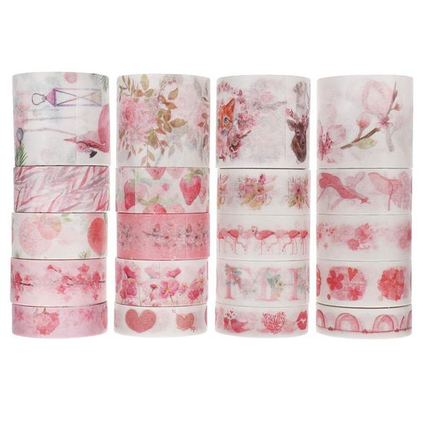 

rolls adhesive tape decorative paper lovely washi for scrapbooking gift wrap