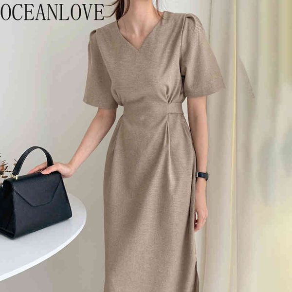 

korean style office lady vestido plaid elegant summer women dress high waist work fashion robe long dresses 17040 210415, Black;gray