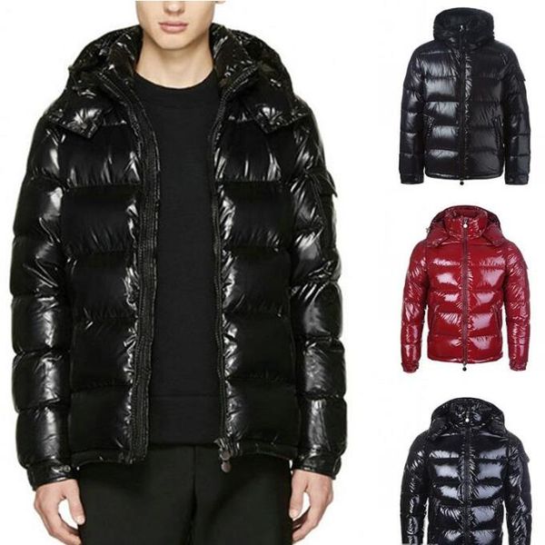 

2021 classic winter jacket parka men women casual down coats mens stylist outdoor warm coat outwear, Black