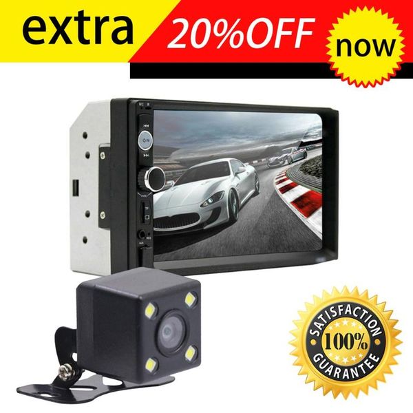 

car video 7010b 7 inch double 2din mp5 player bt touch screen stereo radio hd multimedia support same