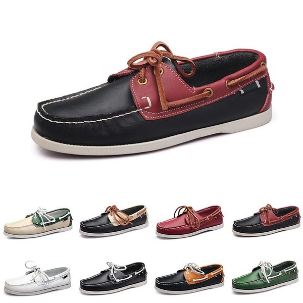 

men casual shoes triple black white popular breathable bronze taupe green tan dlive burgundy brown jogging walking low soft leather mens sne