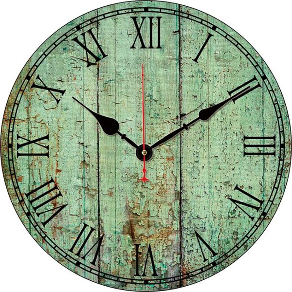 

wall clocks wooden cardboard clock simple antique classic vintage 16 inch home school clock,super large roman numeral