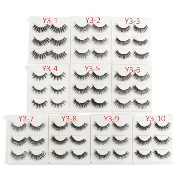 

pairs 3d 100% cruelty mink false lashes eyelashes natrual long reasuble high quanlity makeup tools1
