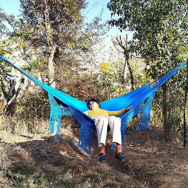 

hammock swings rural hamock indoor swing bed tassel camp furniture