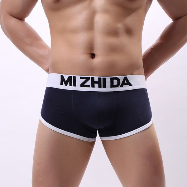 

new style men's underwear cotton boxer sports fashion shorts, Black;white