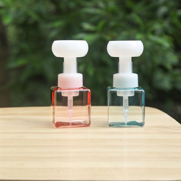 

liquid soap dispenser portable dispensers bottle seal foaming lotions refillable flower foam pump shampoo cosmetic empty kitchen