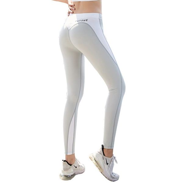 

yoga outfits women pants black high waist sports leggings for fitness women's push up gym athletic pants#2l5, White;red