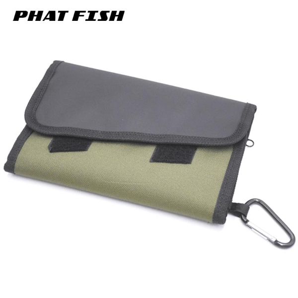 

fishing accessories phat fish oxford cloth multiple functional bag terminal tackles lures and baits binder case pouch