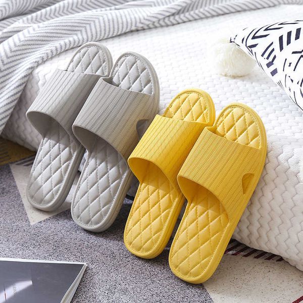 

summer women's household indoor antiskid bathroom lovers silent plastic sandals, Black