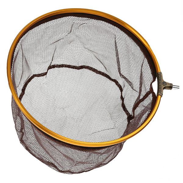 

fishing accessories folding stainless steel landing net carp trout fish net-35cm red de pesca filet peche