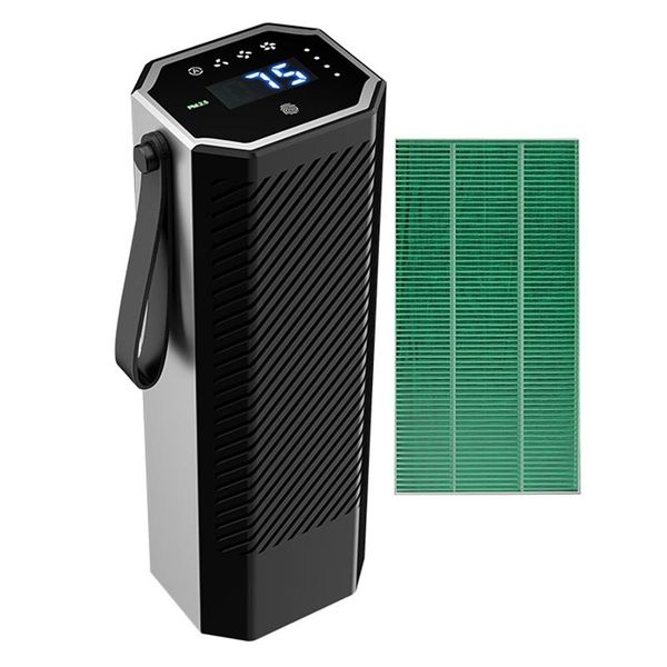 

car air freshener portable aluminum alloy purifier cleaner usb mini home for outdoor