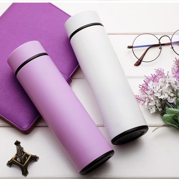 

water bottles 304 stainless steel bottle 500ml vacuum flask insulated sport outdoor travel equipped multiple colors