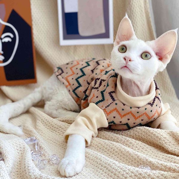 

hairls cat cloth sphinx devon cornis short foot tide nordic autumn winter psh coat