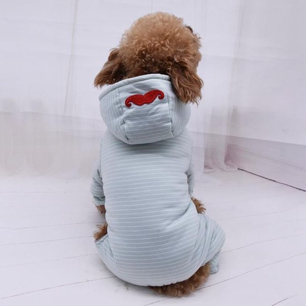 

dog apparel pet clothes fine-grained cotton coat thick four-legged casual wear
