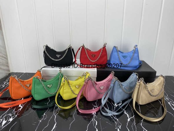 

brand new designer shoulder bag ladies handbag fashion female bag fashion designer armpit bag black leather personality new chain