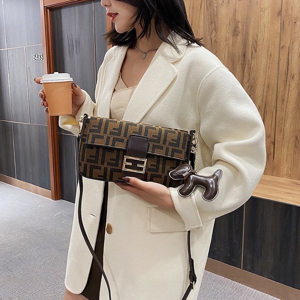 

luxury handbags net red same female 2021 new fashion pattern bag versatile ins portable single shoulder messenger bag