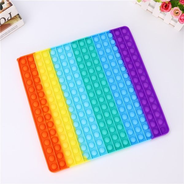 

30cm square large rectangular chessboard rat killing pioneer children's puzzle silicone press game toy