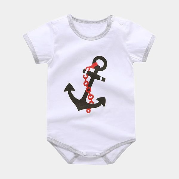 

rompers summer born baby clothing infant jumpsuit girl onesie short sleeve triangle hayi 2021 bodysuits, Blue